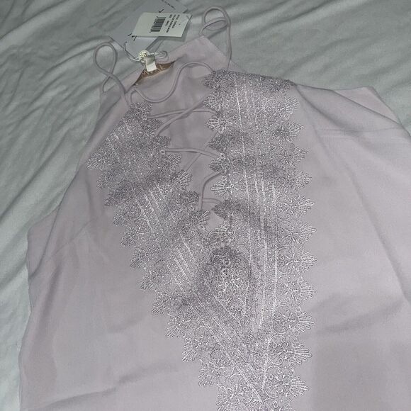 Womens WAYF Lilac Lace Camisole Tank Top Size S Small NWT C4 - Picture 2 of 6